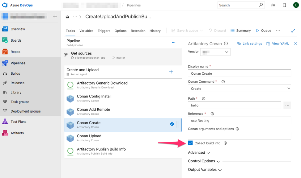 enable collecting buildinfo