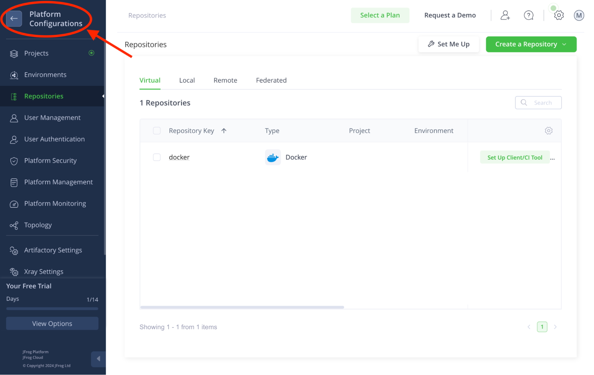 Step 8 - View the images in your Docker Registry