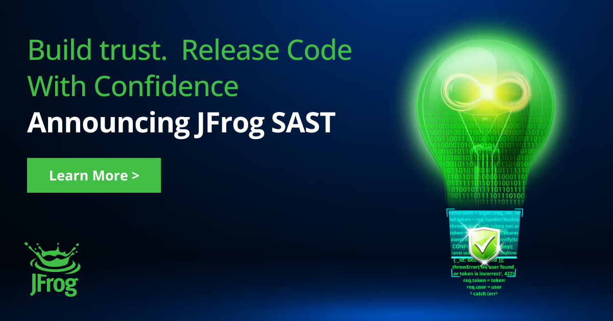 SAST Source Code Scanning now available - JFrog SAST