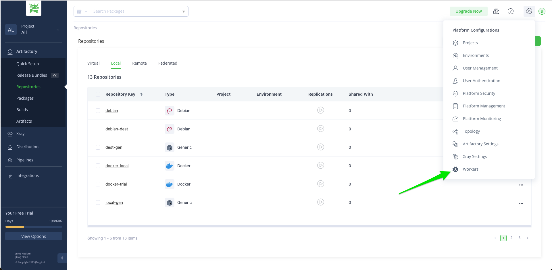 Creating a Workers Service