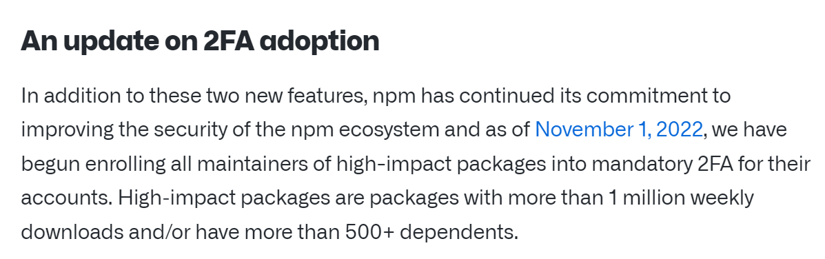 2FA Adoption Update by GitHub