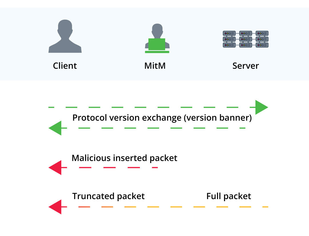 Man-in-the-Middle Terrapin Attack