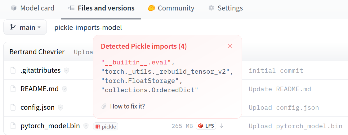 JFrog Alert for 3 x PickleScan Zero-Days - image11