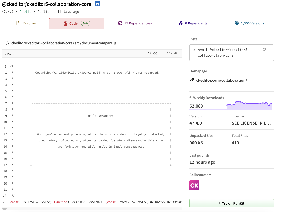 JFrog Obfuscated Packages - image17